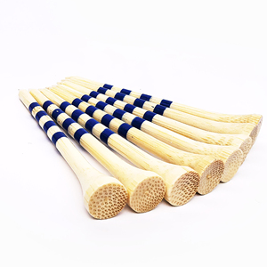 Tee de <span class=keywords><strong>golf</strong></span> en <span class=keywords><strong>bois</strong></span> durable, biodégradable, léger, avec logo imprimé personnalisé, 83 mm, multicolore - Product Image 1