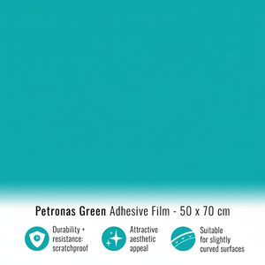 Petronas Film de protection de peinture auto-cicatrisant 50X70 cm Enveloppe de fenêtre verte Vinyle changeant de couleur auto-adhésif - Product Image 1