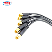 Câble coaxial d'usine 50 ohms BJR200 câble RF à faible perte BJR-200 de câble coaxial avec connecteur de cloison femelle SMA mâle à N Type