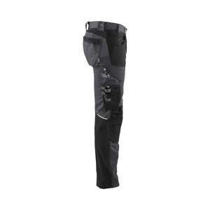 BLAKLADER - 179918609699C44 Pantalon d'artisan avec stretch Gris moyen/Noir-PANTALON DE TRAVAIL EAN 7330509862490 PANTALON DE TRAVAIL CARGO - Product Image 4