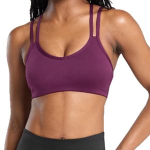 Sujetadores Deportivos y Camisetas de Yoga para Mujer, Tallas Grandes, con Logotipo Personalizado, Transpirables, Estampados, de Alta Calidad, Poliéster/Algodón - Product Image 5