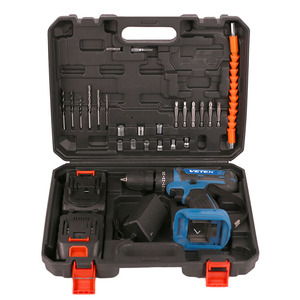 Factory Customized Drilling Machines Cordless Li-ion <b>Drill</b> Variable Speed Cordless Multifunctional Impact <b>Drill</b> Set - Product Image 4