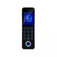 Clavier de contrôle d'accès de porte RFID à empreinte digitale biométrique en métal TF50 avec logiciel en nuage Logiciel autonome et application pour téléphone intelligent