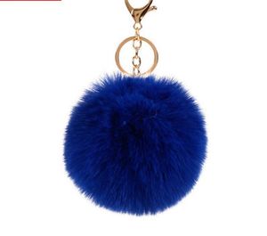 Plush Pom Keychain Keychains Fashion Ball <b>Keyrings</b> Car Interior Accessories <b>Cute</b> Bag Promotion Gift for Women Girls - Product Image 4
