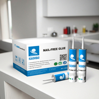 Fengcai Colle d'étanchéité liquide haute résistance sans ongles No More Nails Colle de construction Adhésif liquide transparent pour ongles