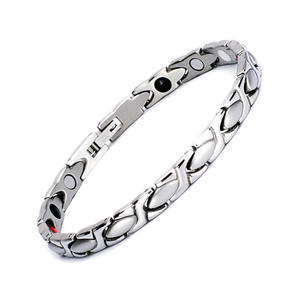 Женский модный браслет из серебра и золота с био-магнитной терапией, элегантный браслет с магнитным браслетом - Product Image 1