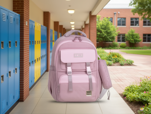 Zaino per bambini da 14 pollici con tasche multiple, zaino scolastico per ragazze - Product Image 2