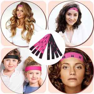 Banda elástica de nailon ajustable para sujetar pelucas, antideslizante, para fijar pelucas de encaje frontal, con logotipo personalizado. - Product Image 5