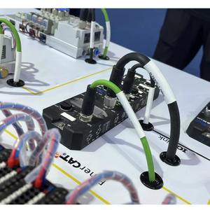 מחבר כבלים עגול, צמת חיווט, דרגת הגנה IP67, מחברי חשמל מסגסוגת נחושת ליישומי מצלמות תעשייתיות - Product Image 4