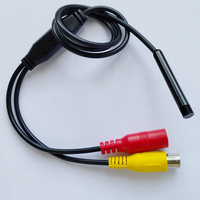 Module de caméra endoscopique industrielle à focale fixe AV 0,45 MP, diamètre 6 mm, étanche, boroscope USB, 640x480 pixels, H.264, 25 FPS, 8 LED, CVBS