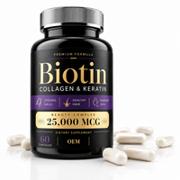 Complément de beauté avancé : Capsules de biotine, collagène et kératine – Vente en gros, support OEM pour la vitalité des cheveux, de la peau et des ongles