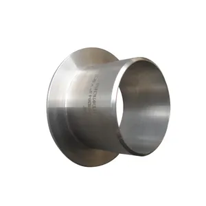 Flens baja tahan karat 316 stub end digunakan dengan flens fitting pipa las bulat panjang atau pendek Jenis stainless stub end