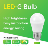 Lampe LED Globe 6W E27 540Lm 3000K-10000K pour Hôtel Restaurant Éclairage Décoratif Vente en Gros 160 Degrés G45