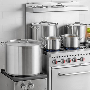 Olla Grande para Sopa de Acero Inoxidable Moderna Dontalen de <span class=keywords><strong>20L</strong></span> con Tapa para Uso en Hoteles y Restaurantes - Product Image 3