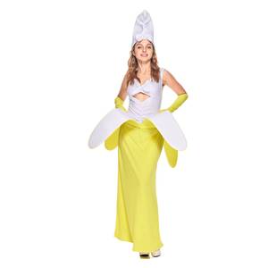 Disfraz de Plátano para Adultos de Halloween, Divertido Disfraz de Fruta para Mujer con Sombrero y Guantes, Disfraz para Fiesta de Disfraces - Product Image 3