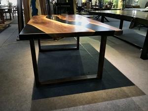 Sang Trọng Thủ Công Bằng Gỗ Bảng Top Với Nhựa Epoxy Nghệ Thuật Phong Cách Tự Nhiên Cho Cao End Cafe Quầy Bar Và Phòng Khách Trang Trí Nội Thất - Product Image 5