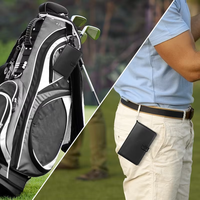 OEM di lusso impermeabile resistente nero pelle PU Scorecard Golf