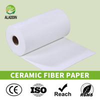 Papier en fibre céramique isolant de qualité supérieure à haute résistance diélectrique pour l'isolation électrique à haute température