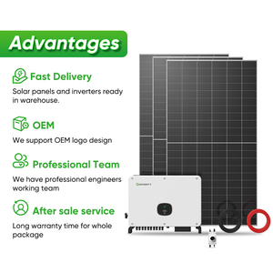 Hệ thống lưu trữ năng lượng mặt trời Sunpal All in One 50000W 50Kw, hệ thống tấm pin mặt trời nối lưới, hàng có sẵn tại Châu Âu - Product Image 2