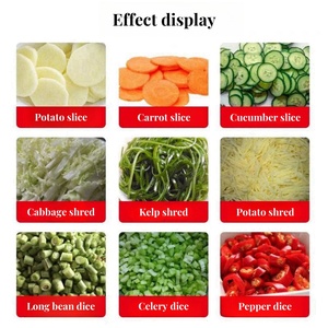 เครื่องหั่นผักอัตโนมัติเชิงพาณิชย์ความเร็วสูง สามารถหั่นขึ้นฉ่าย ผักโขม พริก และแตงกวาได้ - Product Image 6