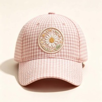 Casquette de baseball décontractée ajustable avec logo personnalisé brodé, motif coloré, visière incurvée, nouvelle conception