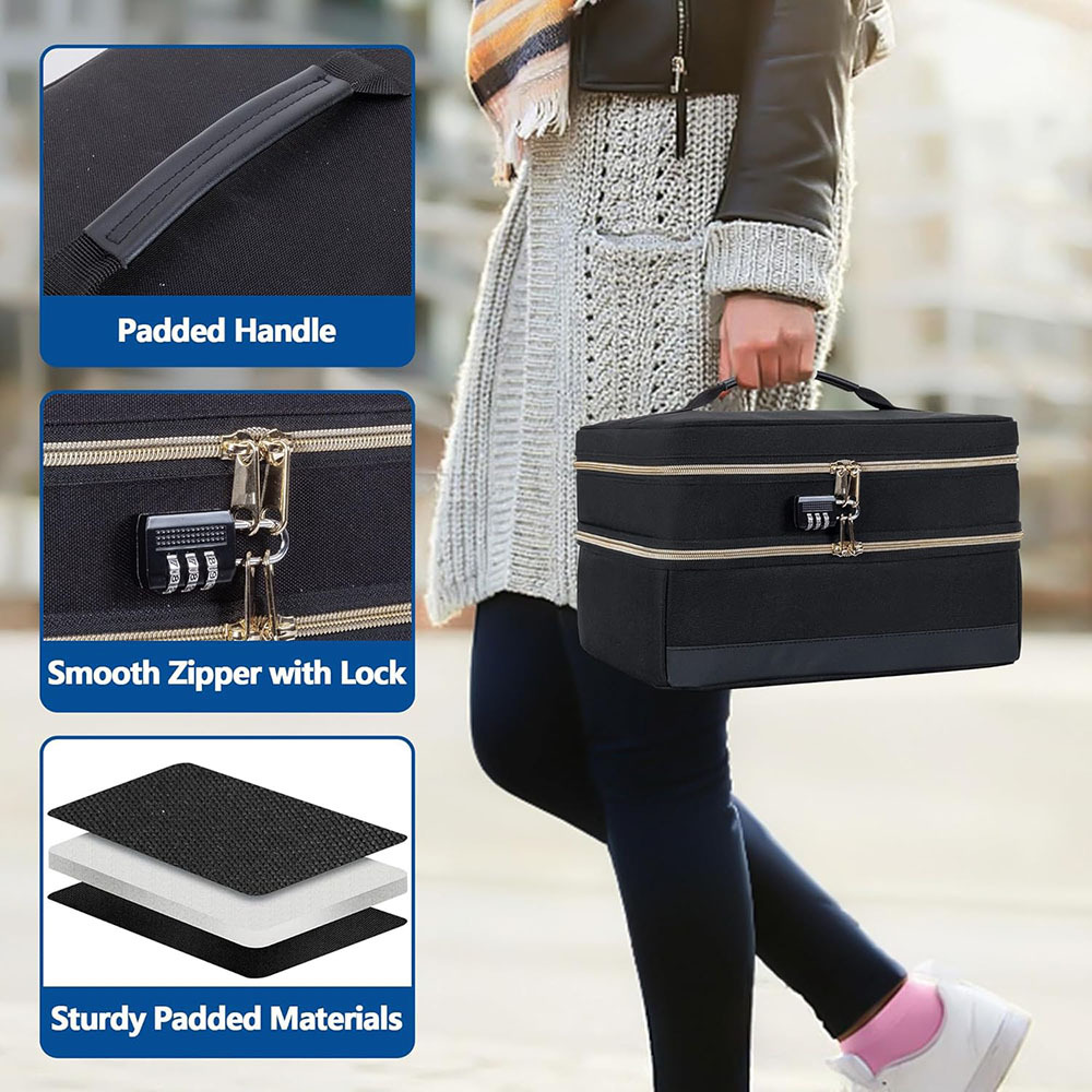 B276 Discreet Bag Toys Lockable Storage Private Box Women Men