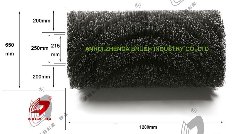 Dulevo 3000 Cylindrical Brushes For Road Cleaning Remove Dust