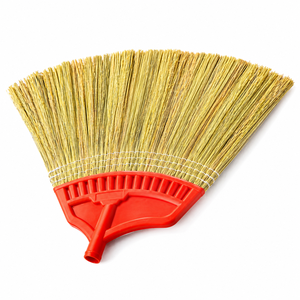 <b>Fan</b>-Shaped <b>Head</b> Refill Plastic Sewing Eco Friendly Broom Indoor Outdoor Use from Indonesia Traditional Pampas Fiber - Product Image 1