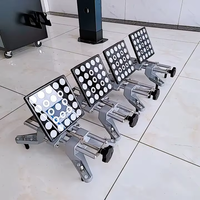 Machine d'alignement 3D à double écran sur chariot mobile pour atelier de réparation automobile