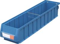 E901041 Boîte en plastique rétractable bleue empilable anti-corrosion à prix compétitif pour l'usine