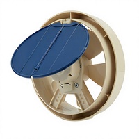Ventilador de Extracción Doméstico con Ventana Circular de Vidrio y Motor PP de 6 Pulgadas, Ventilador de Ventilación Silencioso