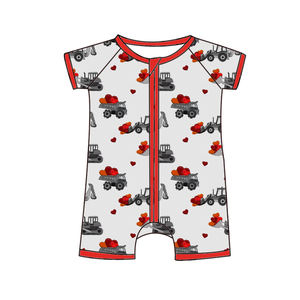 Celana Pendek Anak dan Bayi dari Bahan Bambu dengan Tali Pendek, Ritsleting Ganda, Pola Kustom, Model Pendek - Product Image 2