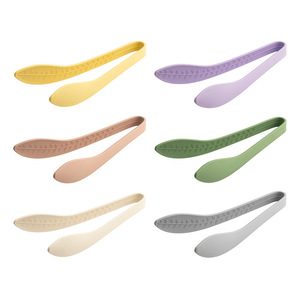 Pinzas de cocina de silicona con forma de hoja, resistentes al calor, de una pieza, con puntas invertidas para cocinar y servir - Product Image 4