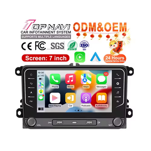 Hicbest 7 pouces Android Octa 2Din Autoradio pour <span class=keywords><strong>lecteur</strong></span> <span class=keywords><strong>DVD</strong></span> avec Carplay GPS & DSP Tableau de bord universel pour Volkswagen <span class=keywords><strong>Compatible</strong></span> - Product Image 3