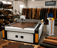 Machine de découpe et de perforation CNC pour cuir véritable et semelles de chaussures en cuir PU, avec couteau vibrant, pour hôtels