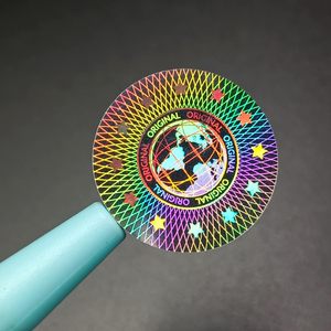 Bán Hot PVC Hologram Sticker Làm xáo trộn hiển nhiên an ninh nhãn chính hãng bảo hành xác thực làm mất hiệu lực con dấu chứng thực con dấu nhãn - Product Image 1