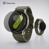 Protection d'écran en verre trempé anti-espion, lumière violette, 9H HD, compatible avec Samsung Galaxy Watch7 40 mm 44 mm Ultra Smartwatch