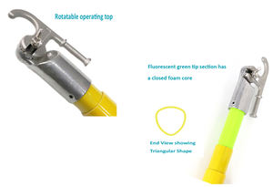 5 Meter Draagbare Driehoek Glasvezel Telescoping Hot Stick Voor Live Line Werken - Product Image 6