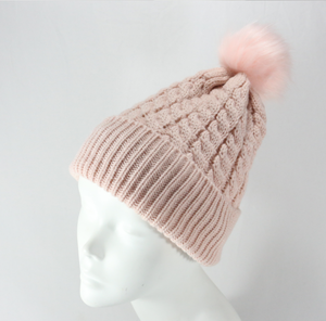 <span class=keywords><strong>Bonnet</strong></span> à <span class=keywords><strong>pompon</strong></span> détachable d'hiver pour hommes et femmes <span class=keywords><strong>avec</strong></span> <span class=keywords><strong>bonnet</strong></span> en tricot fileté <span class=keywords><strong>avec</strong></span> doublure en satin <span class=keywords><strong>Bonnet</strong></span> à <span class=keywords><strong>pompon</strong></span> - Product Image 4