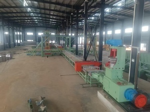 ECP xi măng Hội Đồng Quản trị Con lăn truyền đạt hệ thống đất sét rỗng Khối Máy làm với PLC & động cơ chân không đùn phương pháp gạch đúc - Product Image 2