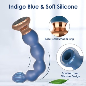 Vibrateur à perles anales pour femmes Stimulateur de vagin et de clitoris Bouchons de fesses vibrants Masseur de prostate masculin Jouet sexuel <span class=keywords><strong>Anus</strong></span> Jouet sexuel pour couple - Product Image 6