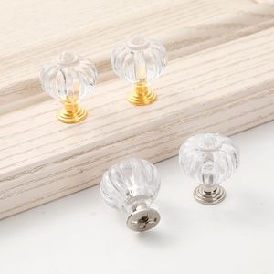 透明アクリルハンドル家具キャビネットドアシングルホールハンドルクリエイティブシンプル引き出しハンドル - Product Image 1