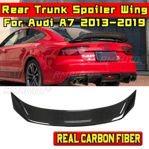 Aileron de coffre arrière de voiture, kit carrosserie style R, aileron arrière pour Audi A7 S7 RS7 2013 2014 2015 2016 2017 2018, accessoires de voiture - Product Image 1