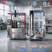 Machine de remplissage et de scellage automatique de tubes, directement de l'usine, certifiée CE, haute précision 0,5 %, pour le remplissage de tubes de dentifrice, de crème et de produits de soins personnels