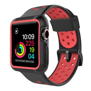 Robuste Étui De Protection <span class=keywords><strong>avec</strong></span> <span class=keywords><strong>Bracelet</strong></span> sport en silicone pour Montre <span class=keywords><strong>Apple</strong></span> Série 5/4/3/2/ 1 - Product Image 5