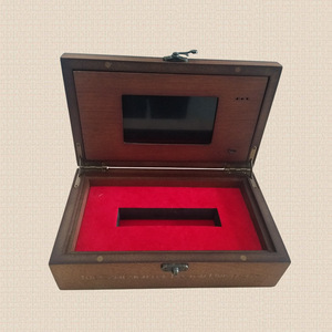 Wooden <b>Display</b> <b>Box</b> 180x100x50mm Engraved Luxury Packaging For Jewelry And Tea Storage - Product Image 2