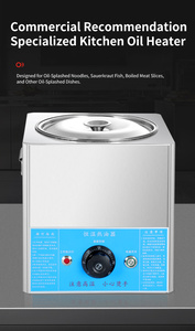 Matériel de restauration et hôtellerie : Chauffe-huile à température constante 3L pour la préparation stable de poisson tranché et de bœuf bouilli - Product Image 4