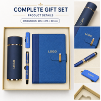 Coffret Cadeau Carnet A5 d'Affaires avec Stylo, Journal Intime, Bloc-Notes Personnalisable, Livre de Comptes, Ensembles Cadeaux d'Entreprise