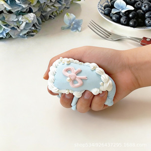 Juguete Antiestrés de Silicona de Grado Alimenticio, Diseño de Estrella Azul, Hecho a Mano, para Aliviar el Estrés, Manualidades DIY, Novedad Adorable - Product Image 6