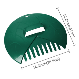 Winslow & Ross Lot de 2 râteaux de jardin pour ramassage de déchets, outil de ramassage de feuilles tombées, pince à feuilles en plastique - Product Image 2